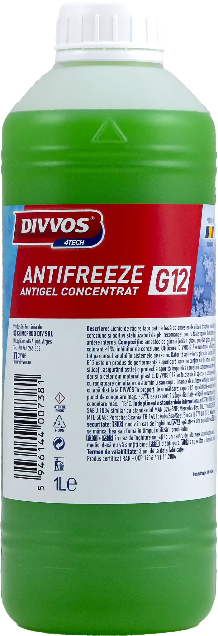 Antifreeze G12 Verde